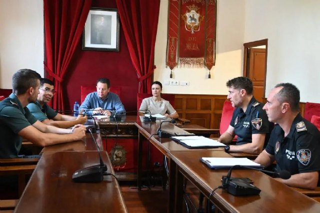 Reunión de coordinación con la Policía Local de Mula y la Guardia Civil - 1, Foto 1