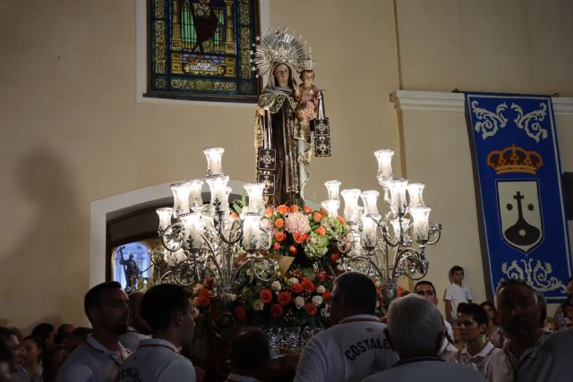 Cientos de fieles acompañaron a la Virgen del Carmen que regresó de madrugada a San Pedro del Pinatar - 4, Foto 4