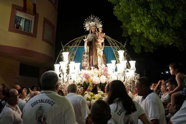 La Virgen del Carmen regresó de madrugada a San Pedro del Pinatar - 1, Foto 1