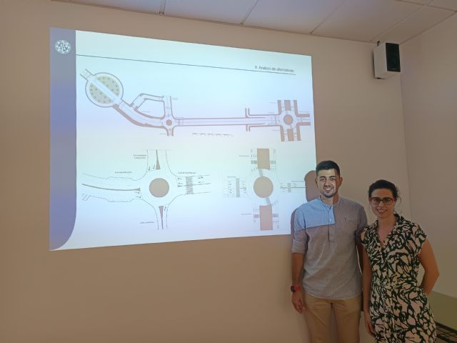 Un alumno de Ingeniería de Caminos diseña dos rotondas para descongestionar el acceso al Cartagonova - 1, Foto 1