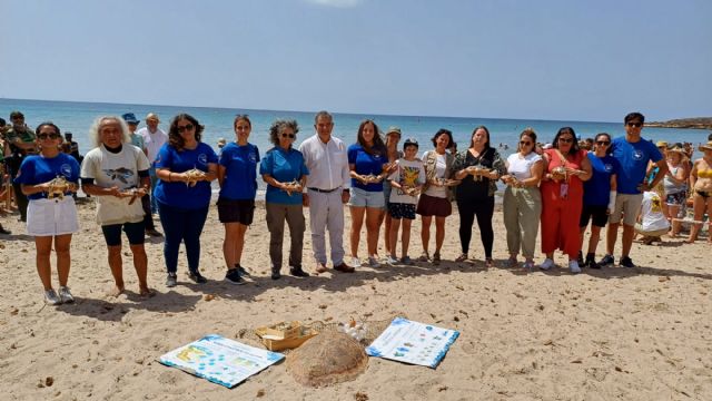 Devuelven al mar otros 20 ejemplares de tortuga boba con seguimiento por satélite para estudiar sus pautas migratorias - 1, Foto 1