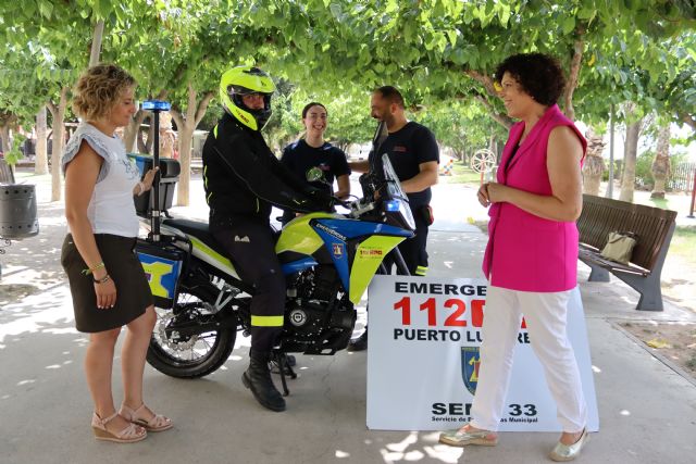 El Servicio de Emergencias y Protección Civil de Puerto Lumbreras incrementa su parque móvil con una nueva motocicleta de 125cc - 1, Foto 1