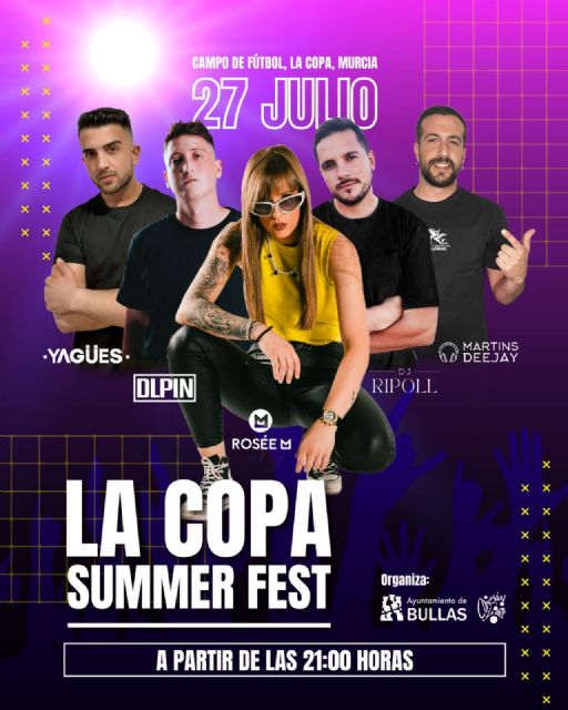 Bullas vibrará con el primer 'La Copa Summer Fest' - 1, Foto 1