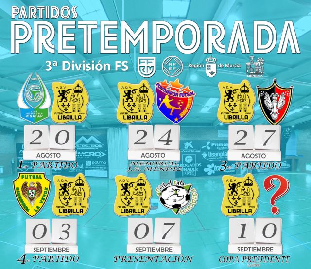 Calendario de Pretemporada Futsal Librilla - 1, Foto 1