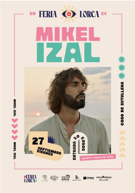 Mikel Izal llega a Lorca como uno de los platos fuertes de la próxima Feria y fiestas de septiembre - 2, Foto 2