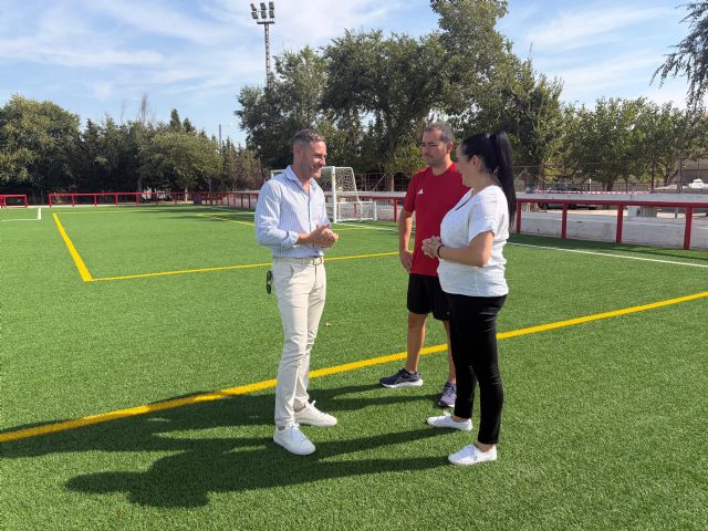 El nuevo sistema de riego del Campo de Fútbol de La Alberca beneficiará a más de 600 deportistas El nuevo sistema de riego del Campo de Fútbol de La Alberca beneficiará a más de 600 deportistas
