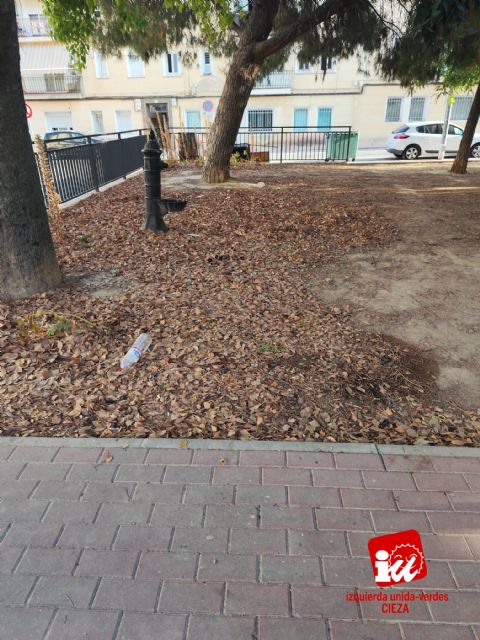 IU-Verdes de Cieza denuncia el estado de abandono de las áreas verdes del municipio IU-Verdes de Cieza denuncia el estado de abandono de las áreas verdes del municipio