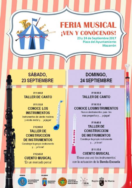 La feria musical vuelve a la plaza del ayuntamiento de Mazarrón para promocionar el nuevo curso - 2, Foto 2