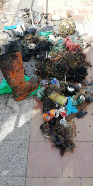 Doscientos cuarenta voluntarios participan en la recogida de más de 24 metros cúbicos de basuras en Portmán - 4, Foto 4