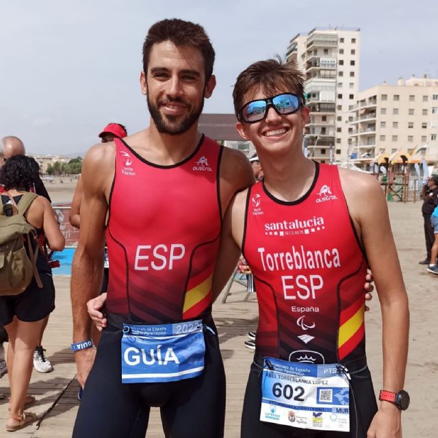 Noelia Juan y David Cantero ganan el Campeonato de España de Triatlón Sprint celebrado en Águilas - 1, Foto 1