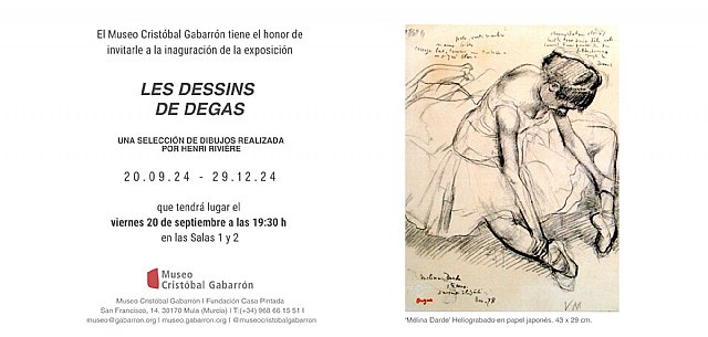 ´Les Dessins de Degas´ en el Museo Cristóbal Gabarrón - 1, Foto 1