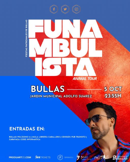 Funambulista llevará su 'Animal Tour' a Bullas el 5 de octubre con un concierto lleno de éxitos - 1, Foto 1