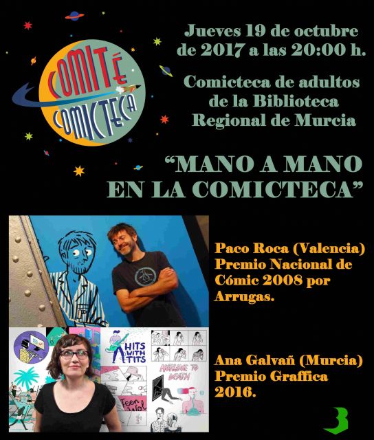 La Biblioteca Regional comienza su ´Comité Comicteca´ con un encuentro con el Premio Nacional de Cómic Paco Roca - 1, Foto 1