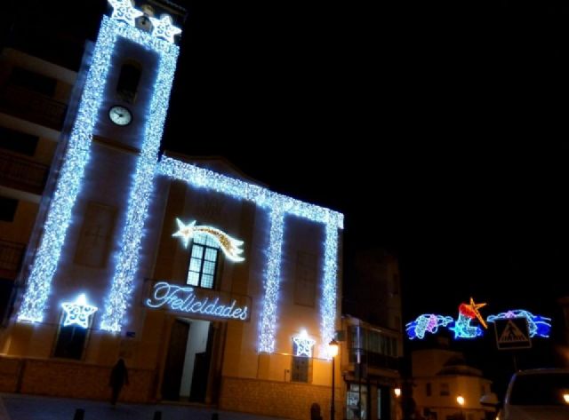 El Ayuntamiento de Puerto Lumbreras incrementa en un 25 por ciento la iluminación ornamental de Navidad en el casco urbano y las pedanías - 1, Foto 1