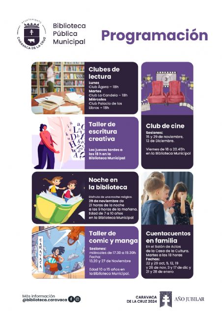 La Biblioteca Municipal de Caravaca enriquece su programación con nuevas propuestas para todos los públicos - 2, Foto 2