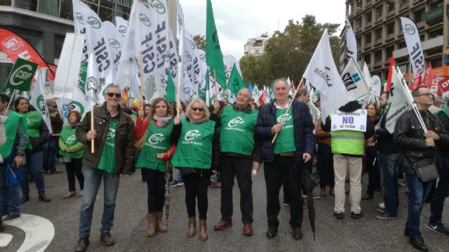 Delegados sindicales de CSIF de la Región de Murcia participan en Madrid en la protesta contra la reforma de la LOPJ - 3, Foto 3