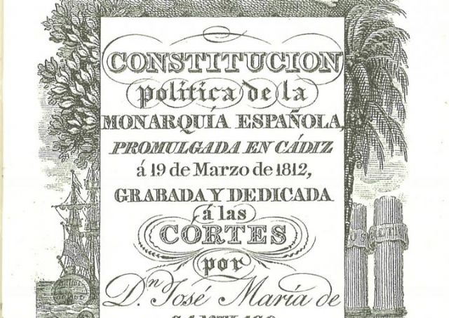 La Asamblea Regional homenajeará los diez diputados del antiguo Reino de Murcia que participaron en la elaboración y aprobación de la Constitución de 1812 - 1, Foto 1