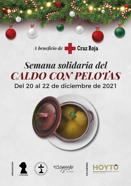 La Semana solidaria del caldo con pelotas de Murcia ofrecerá una Navidad más cálida a los usuarios de Cruz Roja - 2, Foto 2