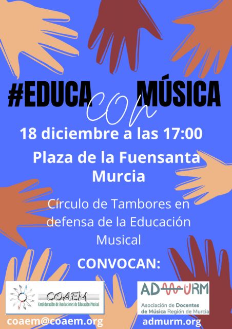 Los docentes de música vuelven a salir a la calle en defensa de la presencia de la educación musical en colegios e institutos - 1, Foto 1