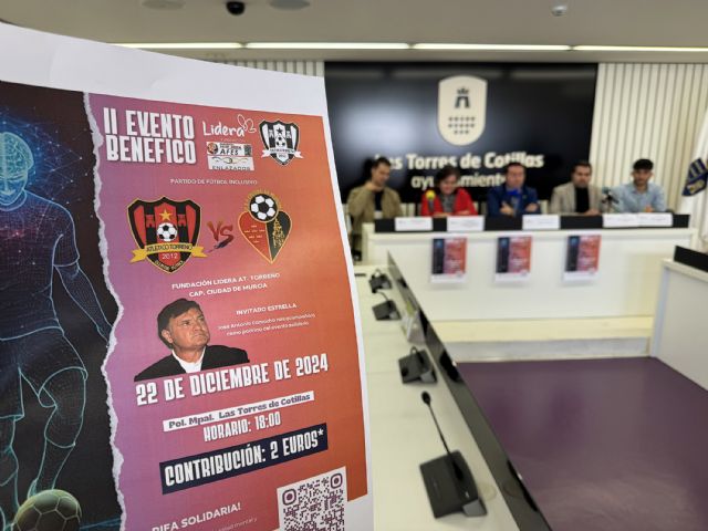 Las Torres de Cotillas disfrutará de un partido de fútbol inclusivo por la salud mental y la discapacidad con Camacho como padrino - 1, Foto 1