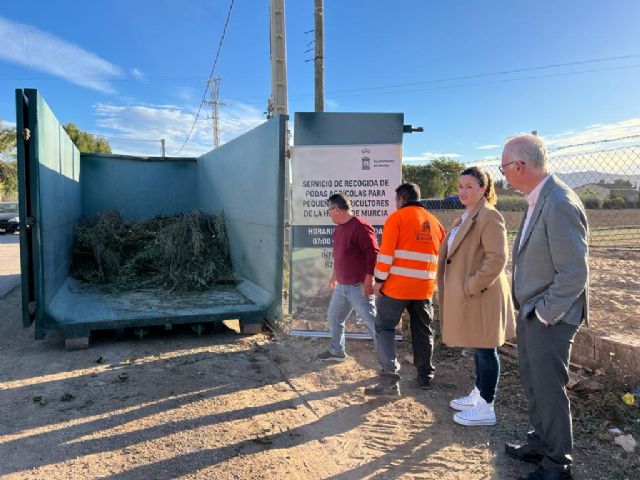 El servicio de recogida de podas retira más de 221.000 kilos de restos de la huerta de Murcia en el último año - 2, Foto 2