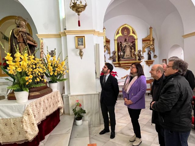 La figura de San Antón, atribuida a Salzillo, regresa a Puebla de Soto 15 años después - 3, Foto 3