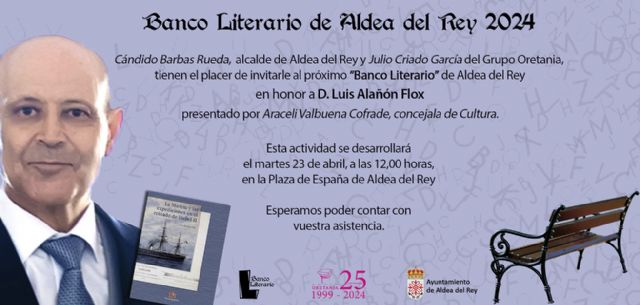 El Doctor Luis Alañón Flox, será Banco Literario 2024 en Aldea del Rey - 1, Foto 1