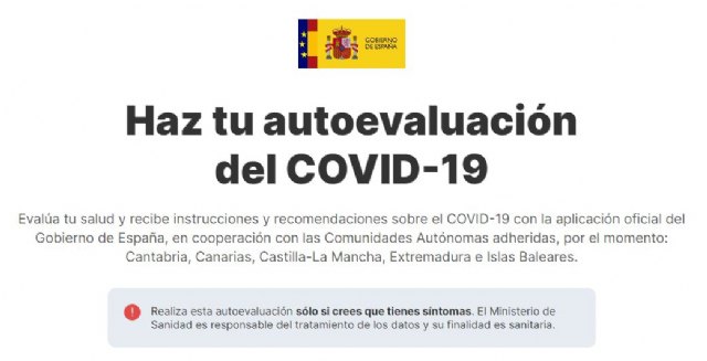 Salud habilita la aplicación ´Asistencia COVID 19´ para la autoevaluación de los ciudadanos - 1, Foto 1