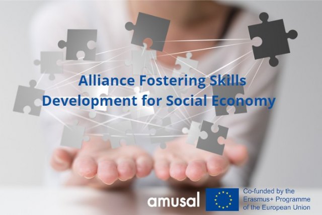 Amusal forma parte del Programa Operativo ERASMUS + Alliance Fostering Skills for Social Economy - 1, Foto 1