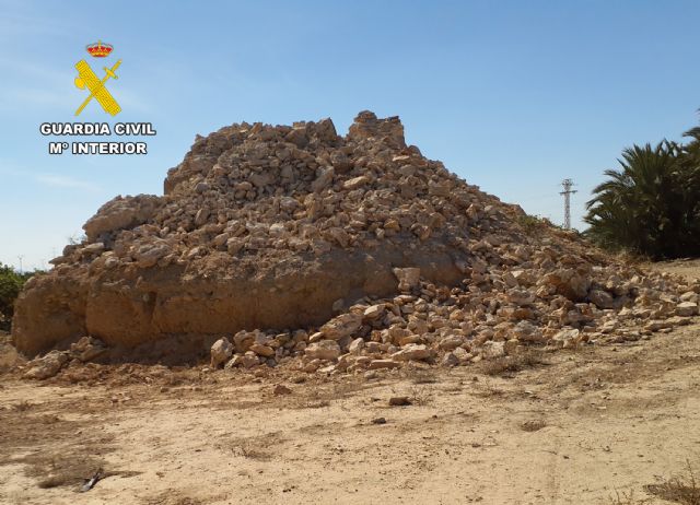 La Guardia Civil investiga a los dos presuntos autores del derribo de un molino de viento en el Campo de Cartagena - 4, Foto 4