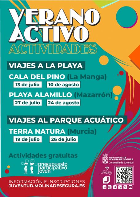 La Concejalía de Juventud presenta  el programa VERANO ACTIVO 2024, una amplia oferta de actividades destinada a los jóvenes - 1, Foto 1