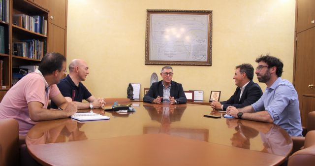 El presidente de la CHS mantiene una reunión con la Junta Rectora del Colegio de Ingenieros, Caminos, Canales y Puertos de la Región de Murcia - 2, Foto 2