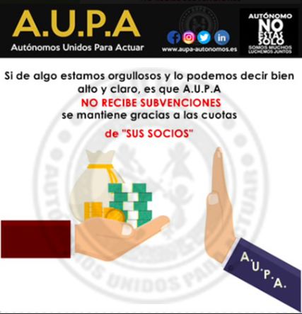 Por qué AUPA no acepta subvenciones y se mantiene solo de las cuotas de sus afiliados? - 1, Foto 1