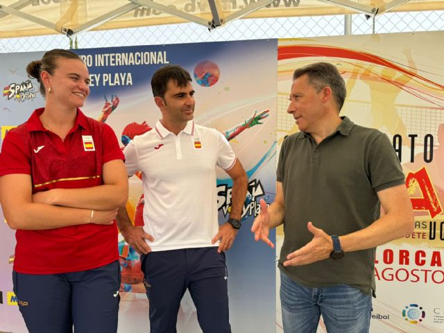 Las parejas de vóley playa que representarán a España en los Juegos Olímpicos de París ultiman en Lorca su preparación - 5, Foto 5