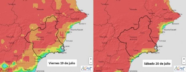 El calor se intensificará en la Región de Murcia en la recta final de la semana - 2, Foto 2