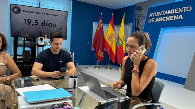 Archena reduce su período medio de pago a proveedores hasta los 19,5 días y alcanza un dato histórico en la gestión económica municipal Archena reduce su período medio de pago a proveedores hasta los 19,5 días y alcanza un dato histórico en la gestión económica municipal