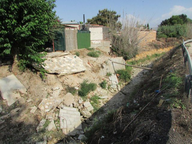 Huermur alerta del colapso de un importante tramo de la acequia mayor de Barreras - 3, Foto 3