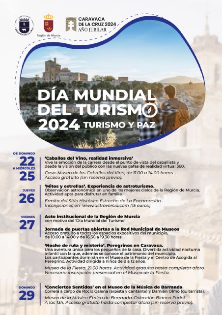 Caravaca se suma a la celebración del 'Día Mundial del Turismo' con un programa especial de actividades - 2, Foto 2