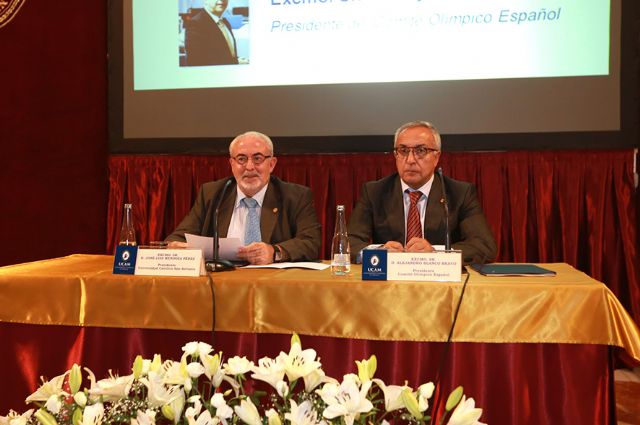 Alejandro Blanco inaugura en la UCAM dos congresos relacionados con el mundo del deporte - 1, Foto 1