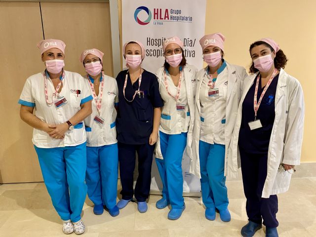  Parte del equipo de enfermería de HLA La Vega durante la jornada del pasado año, Foto 1