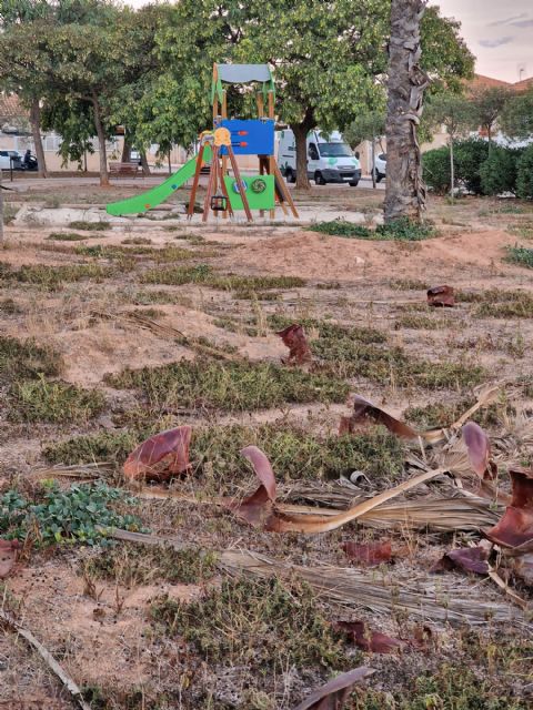 Sí Cartagena exige que se adecente el parque de la calle Mozos de Santa Ana - 1, Foto 1