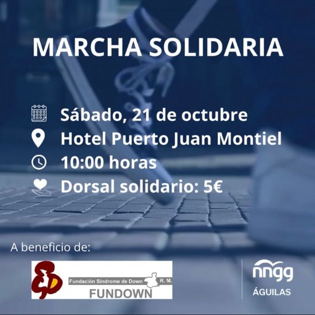 NNGG Águilas organiza una marcha solidaria a beneficio de Fundown el próximo 21 de octubre - 1, Foto 1