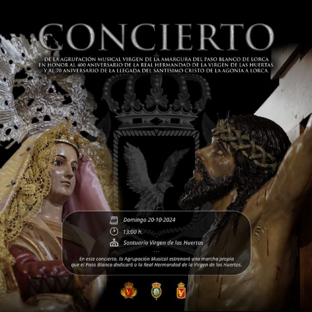 La Agrupación Musical Virgen de la Amargura inaugura los actos del cuarto centenario de la Hermandad Virgen de las Huertas - 1, Foto 1