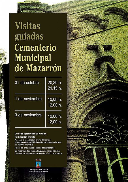 No te pierdas las visitas guiadas al Cementerio Municipal de Mazarrón - 1, Foto 1