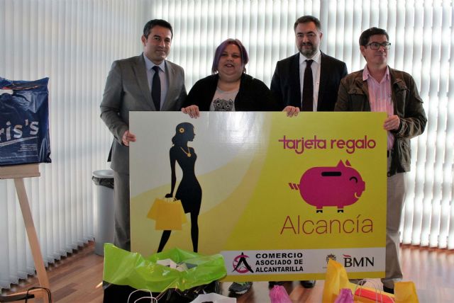 25 establecimientos de la Asociación de Comerciantes de Alcantarilla se adhieren a la Tarjeta Regalo Alcancía - 1, Foto 1