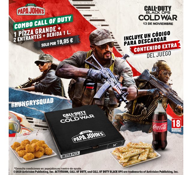 Papa John’s celebra el lanzamiento de Call of Duty®: Black Ops Cold War con una promoción muy especial - 1, Foto 1