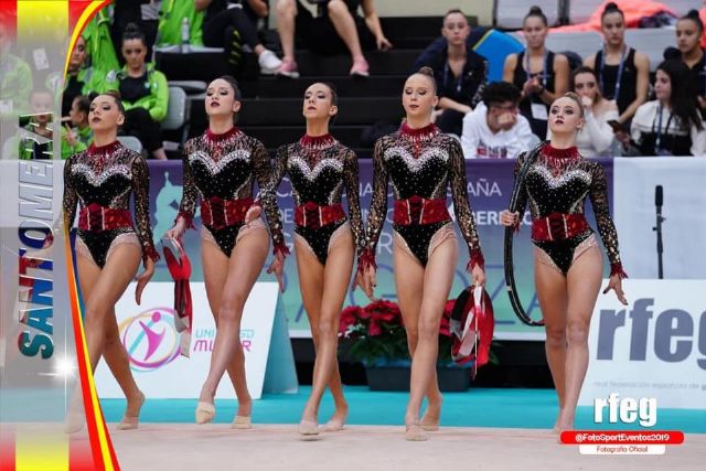 La aguileña Carolina Castillo participa en el Campeonato de España de Gimnasia Rítmica de Conjuntos Absoluto - 3, Foto 3