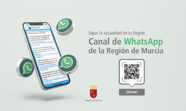 El Gobierno de la Región de Murcia estrena canal de difusión en WhatsApp - 1, Foto 1