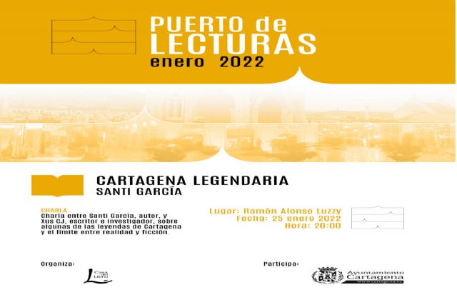 Santi Garcia habla sobre Cartagena Legendaria en el ciclo Puerto de Lecturas - 1, Foto 1