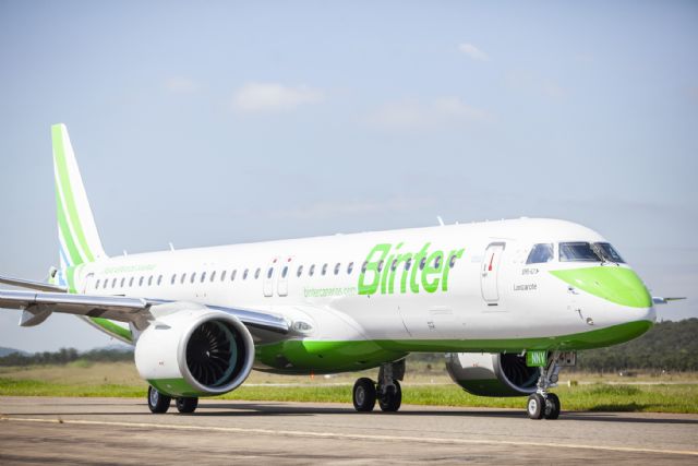 Binter recibe su cuarto avión embraer e195-e2 - 2, Foto 2